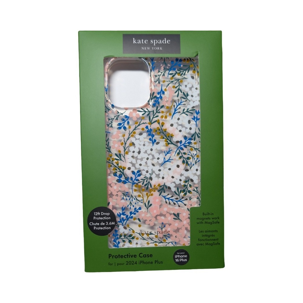 O6-O‎ Kate Spade Protective Case w/ Magsafe for iPhone 16 Plus - Floral ⬇️